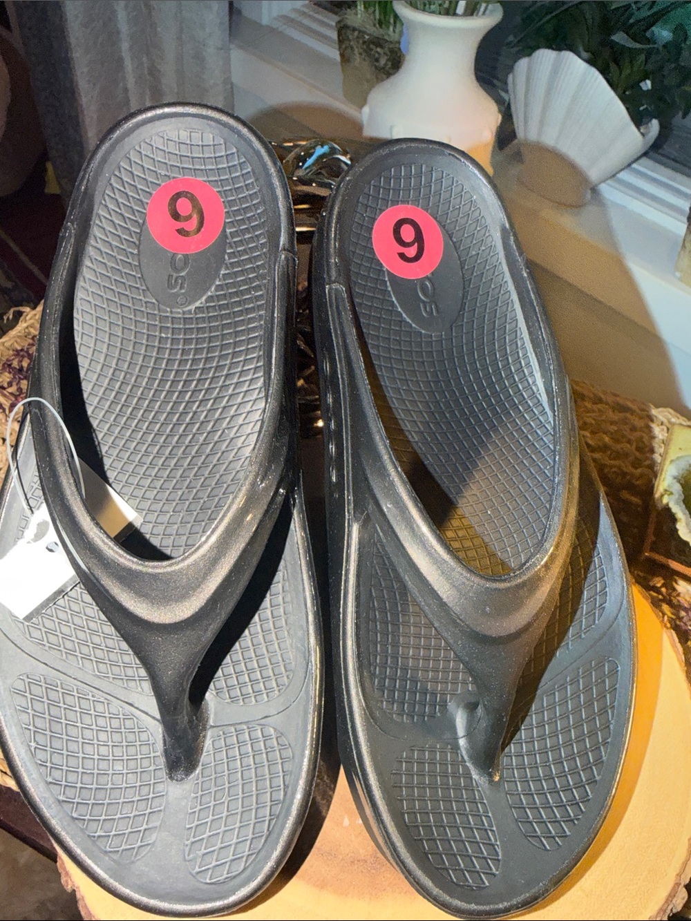 OOFOS OOmega OOlala Stardust Platform Recovery Sandals Women’s Size 6 EU 37 - Picture 2 of 9